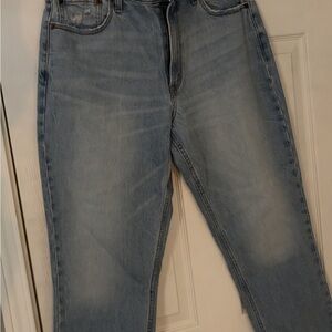 Abercrombie & Fitch High Rise Light Wash Jeans